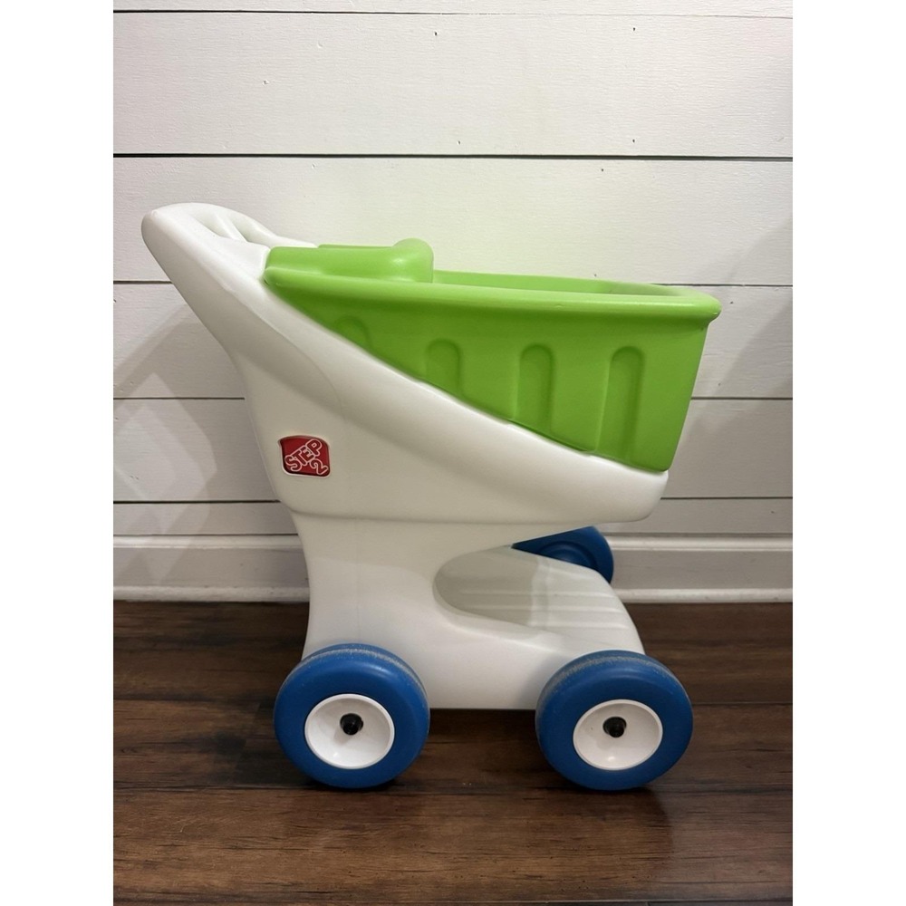 Vintage Step 2 Little Helpers Child Grocery Shopping Pretend Cart Preschool‎ Toy
